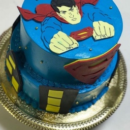 Торт в стиле супермена
